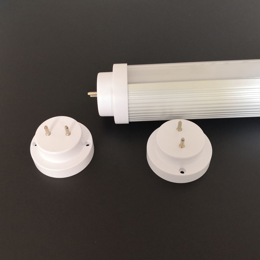 Корпус за LED T12 тръба наполовина пластмаса и наполовина алуминий