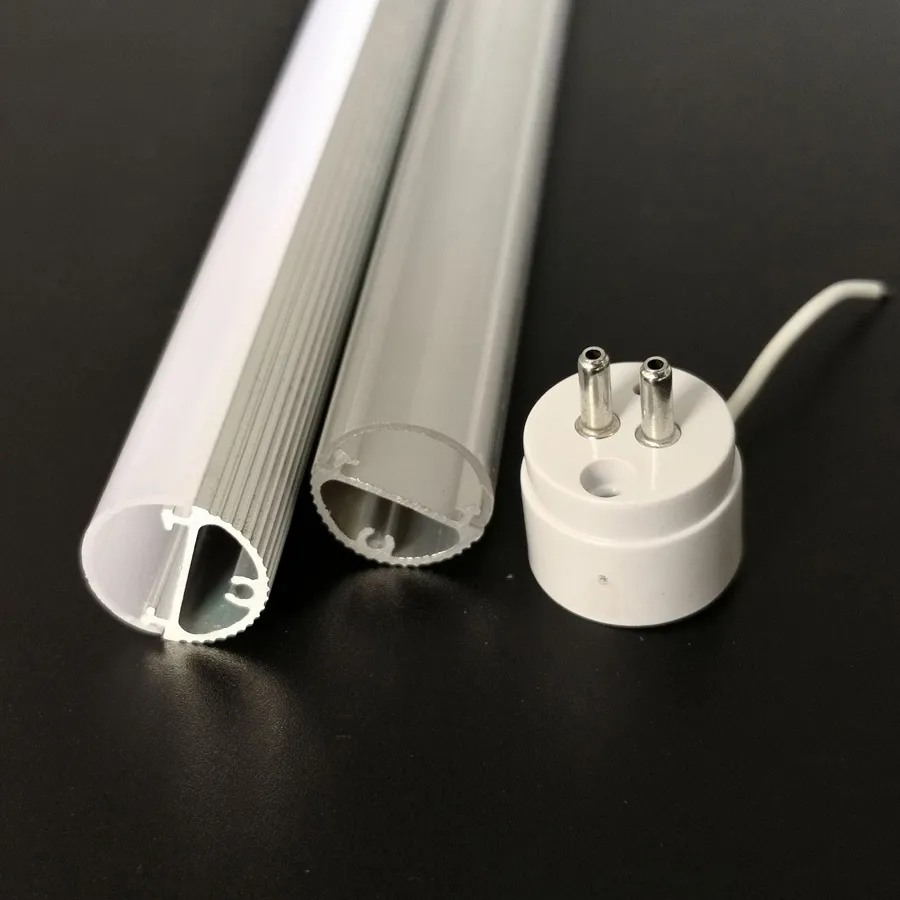 Carcasa de tubo LED de plástico T5