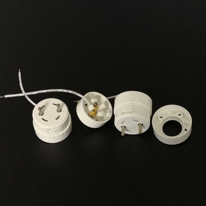 LED T8 Housing with Rotated End Cap
