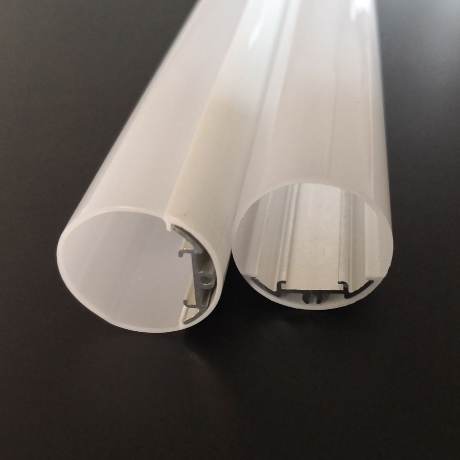 LED T8 Carcasă din plastic Tub exterior PC și aluminiu interior