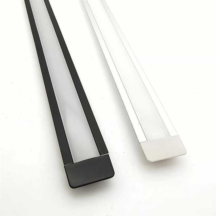 Canales de aluminio LED empotrados para iluminación lineal LED