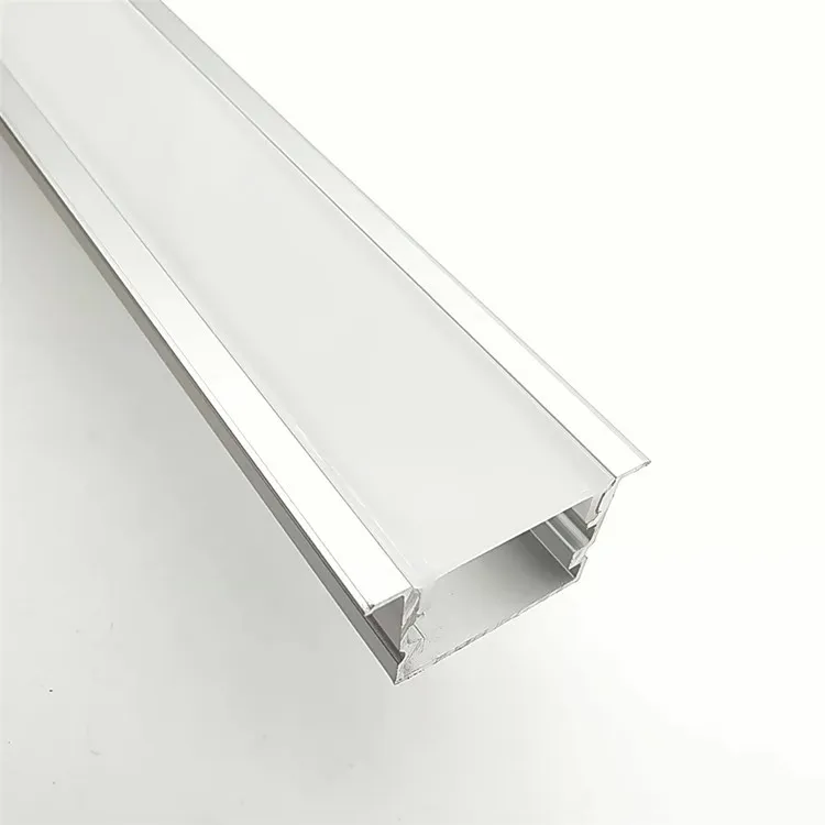 Innfelte LED aluminiumsprofiler for LED lineær belysning 27*15mm