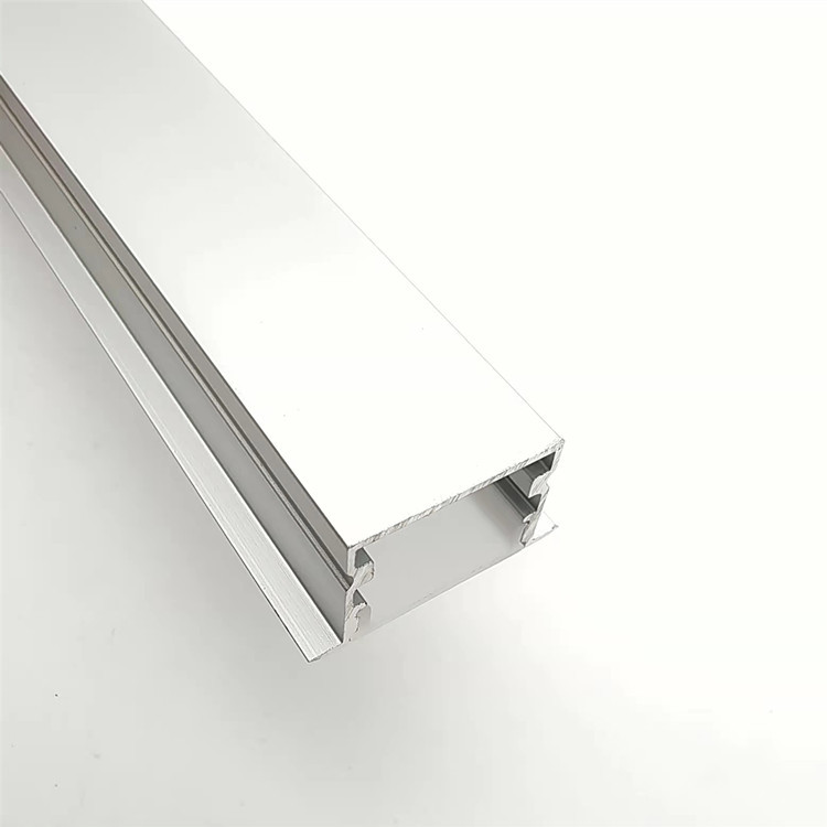 Profil Aluminium LED Recessed kanggo Lampu Linear LED 27 * 15mm