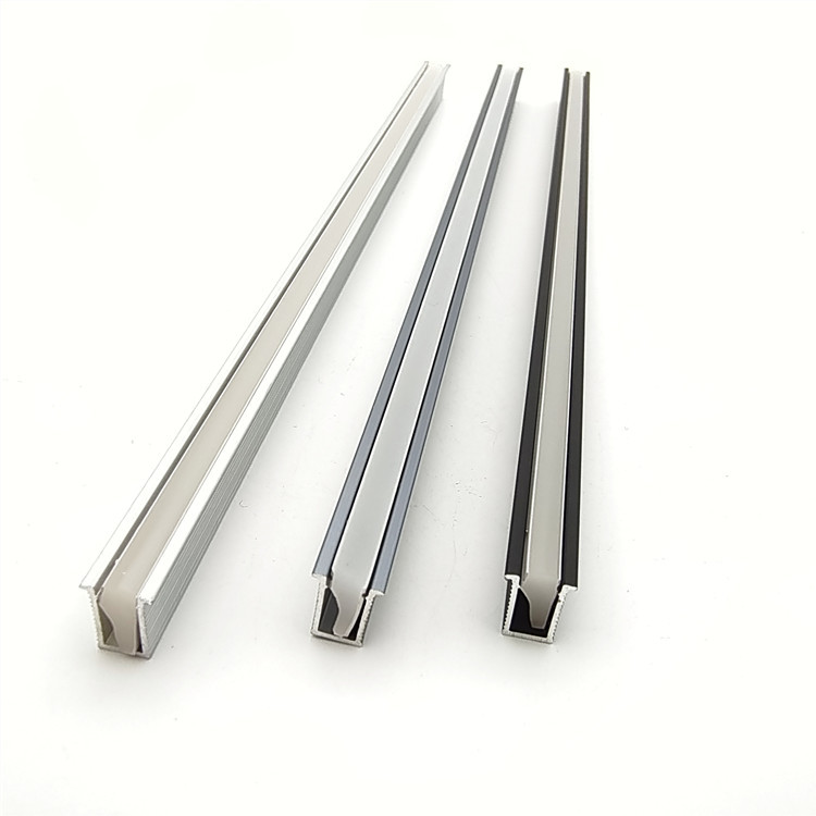 Profili in alluminio a LED da incasso Dimensioni del foro 6 * 9 mm