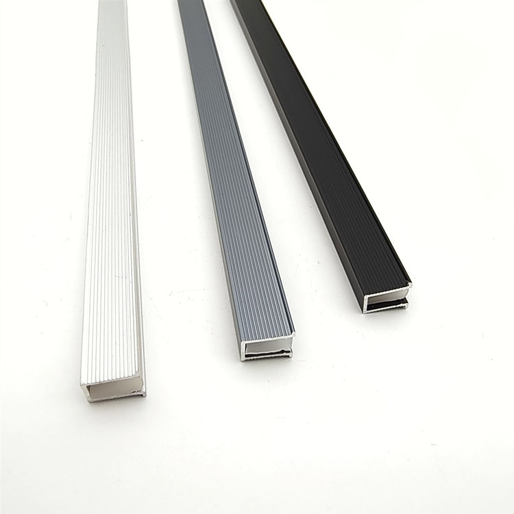 Įleidžiami montuojami LED aliuminio profiliai 6 * 9 mm skylės dydis