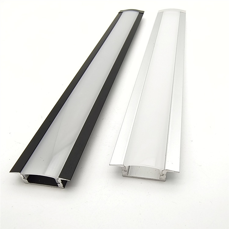 Thinnest LED Aluminum Profiles for LED Strips Recessed Mounted