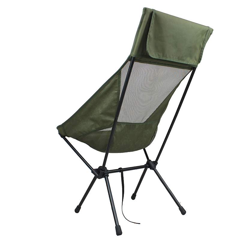 Komfortabel foldbar campingstol med høj ryg - 2 