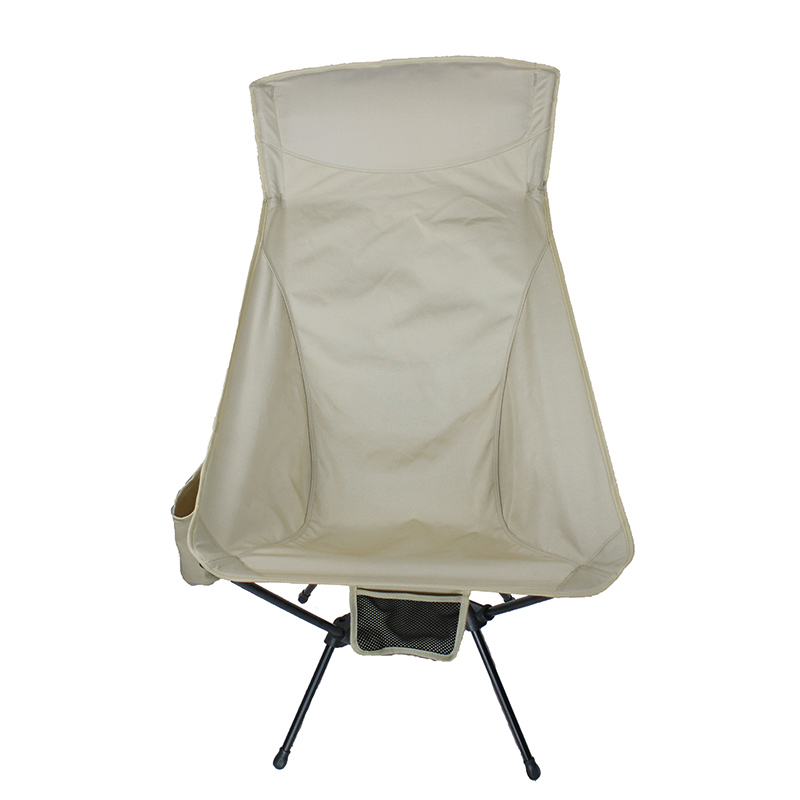 Solid campingstol med høy rygg - 2