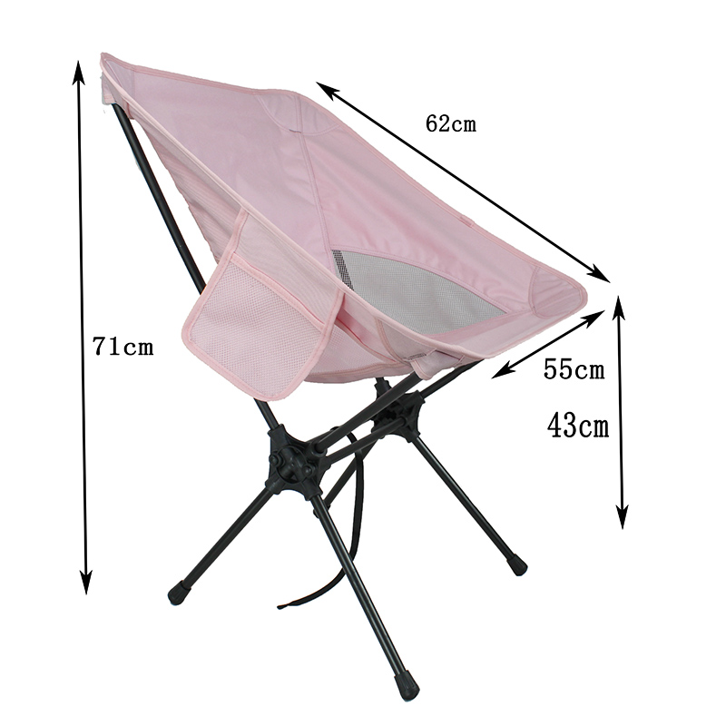 Robust lav ryg Moon Chair campingstol - 4