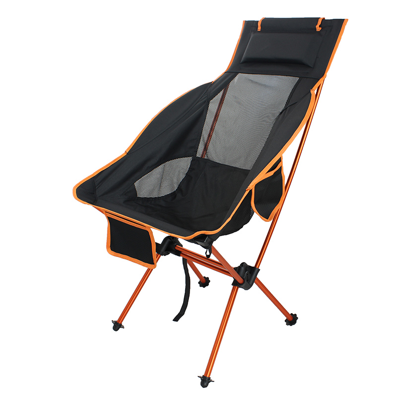 Komfortabel lejrstol med høj ryg - 0 