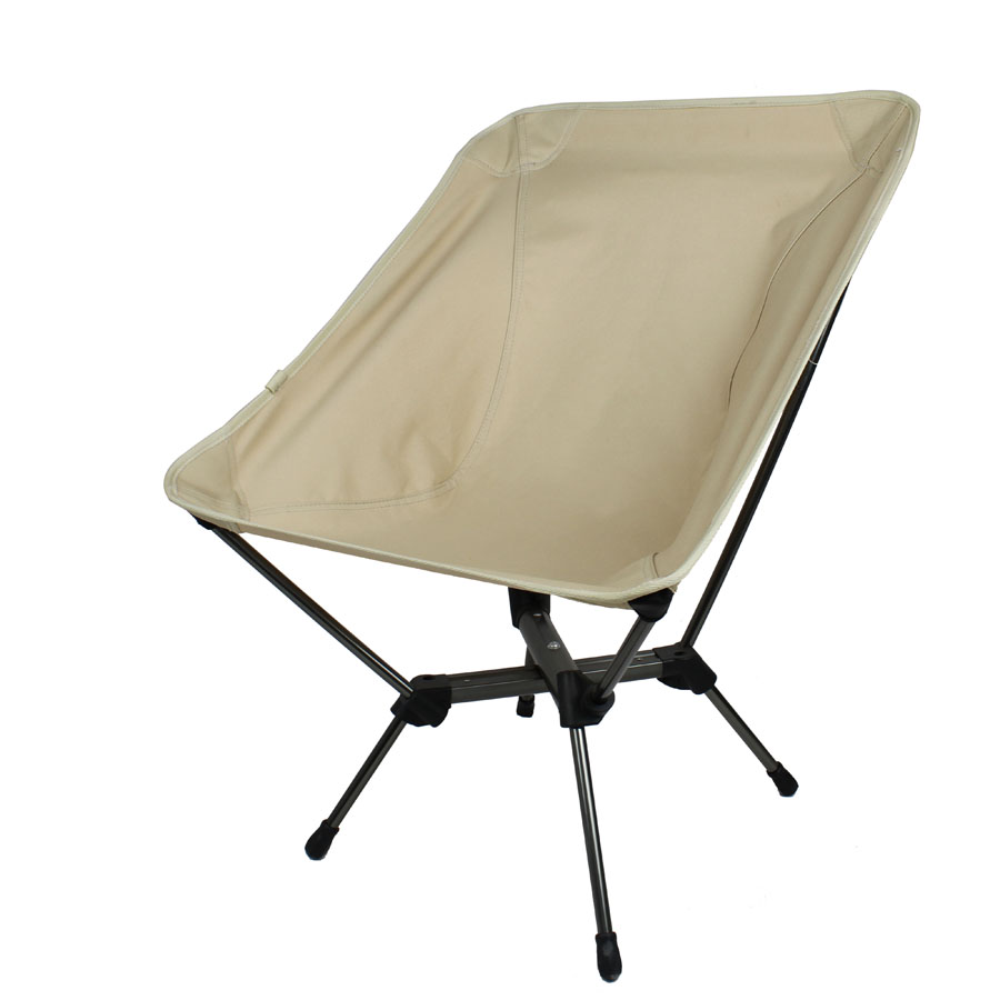 Cadeira de acampamento resistente com encosto baixo - 1