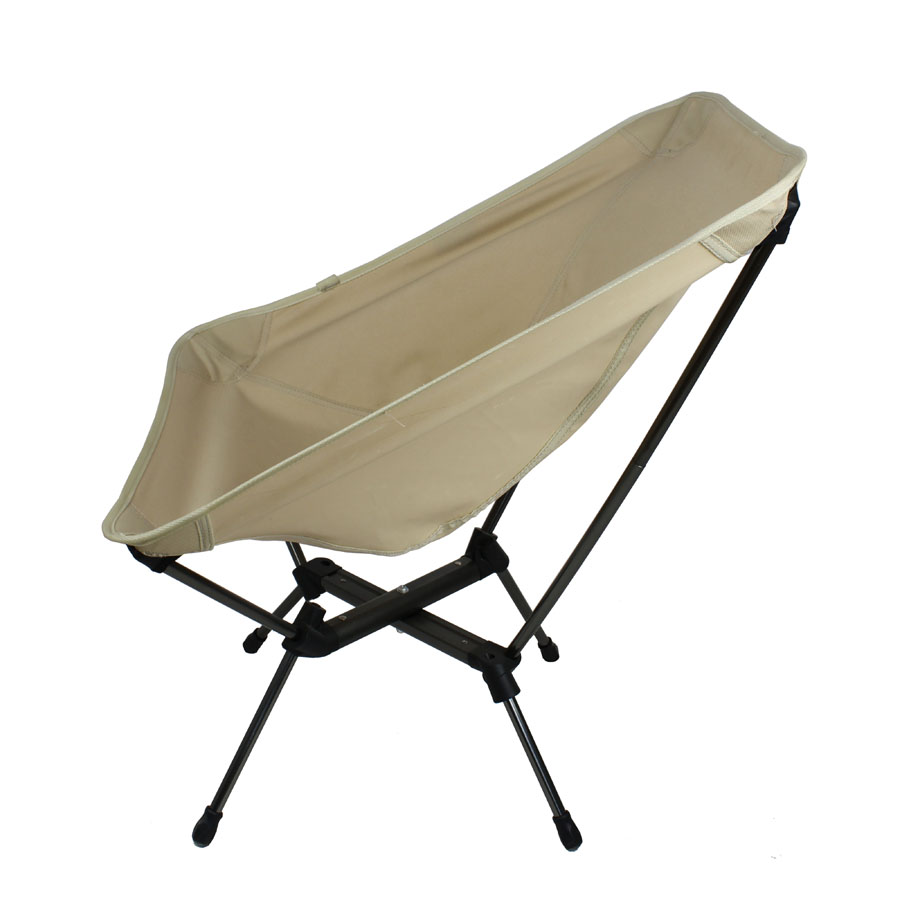 Solid campingstol med lav rygg - 3 