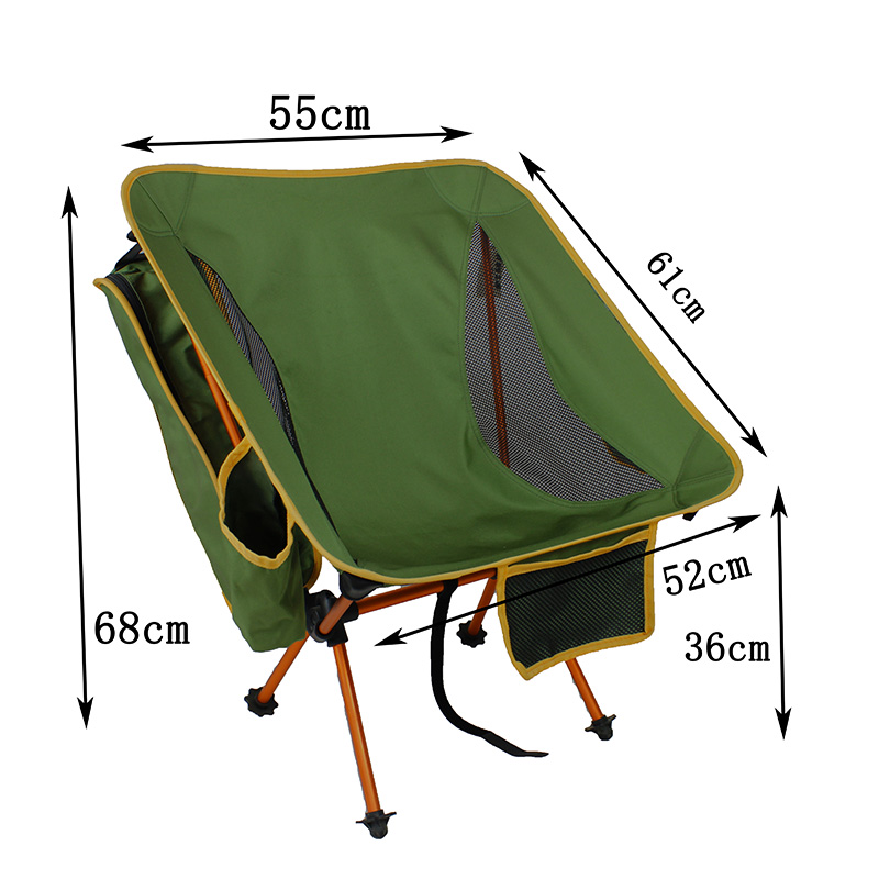 Klassisk foldbar campingstol - 4