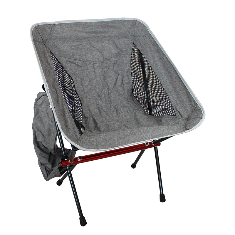 Hopfällbar campingstol med låg rygg - 1 