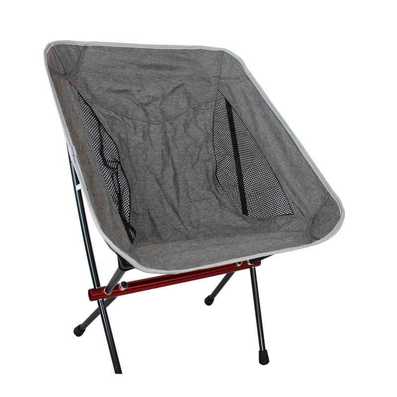 Hopfällbar campingstol med låg rygg - 2 