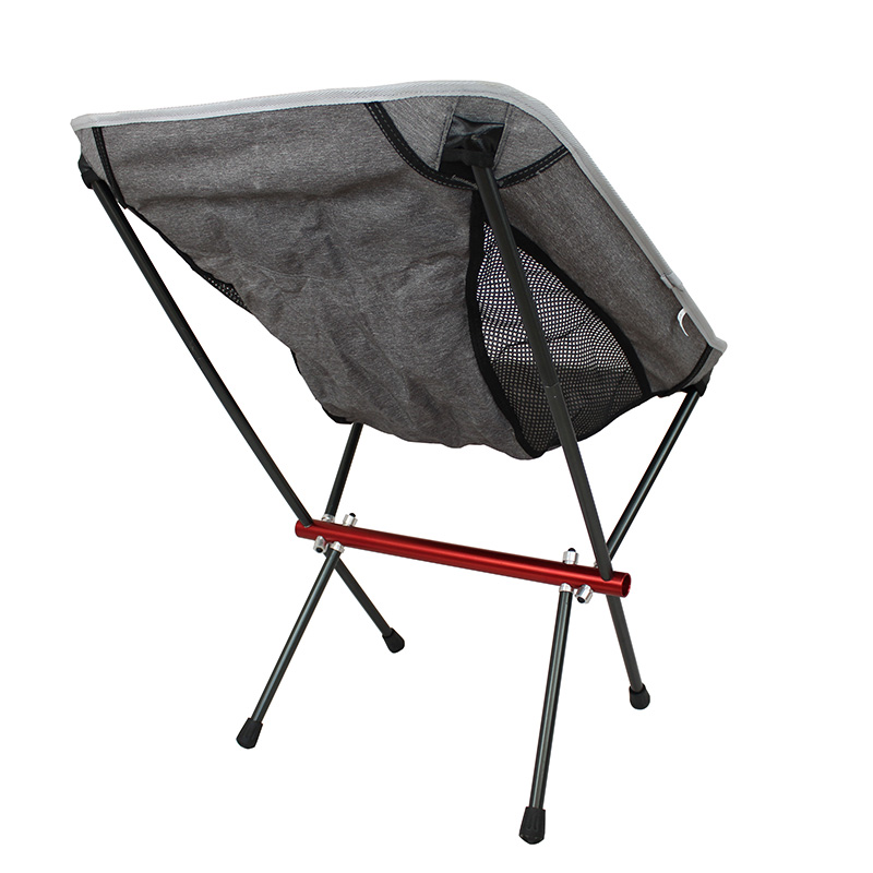 Hopfällbar campingstol med låg rygg - 3