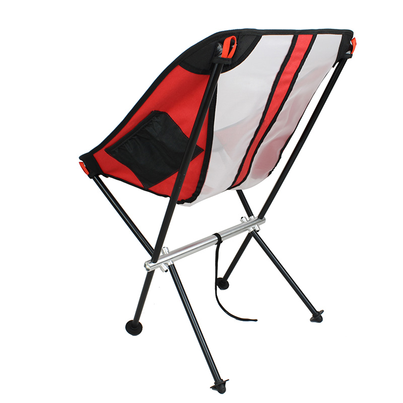 Cadeira de acampamento dobrável com malha de nylon respirável - 2 