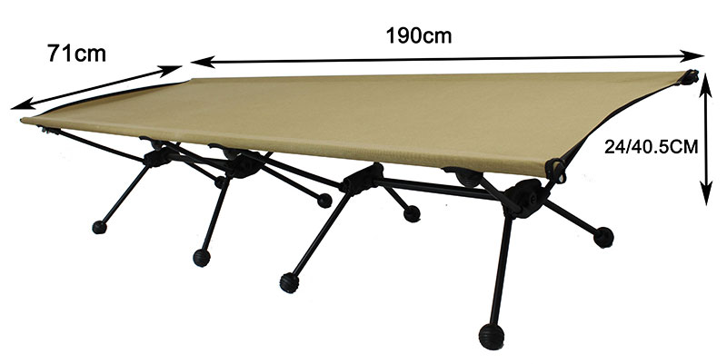 New Camping Cot with 2 Optional Heights - 3