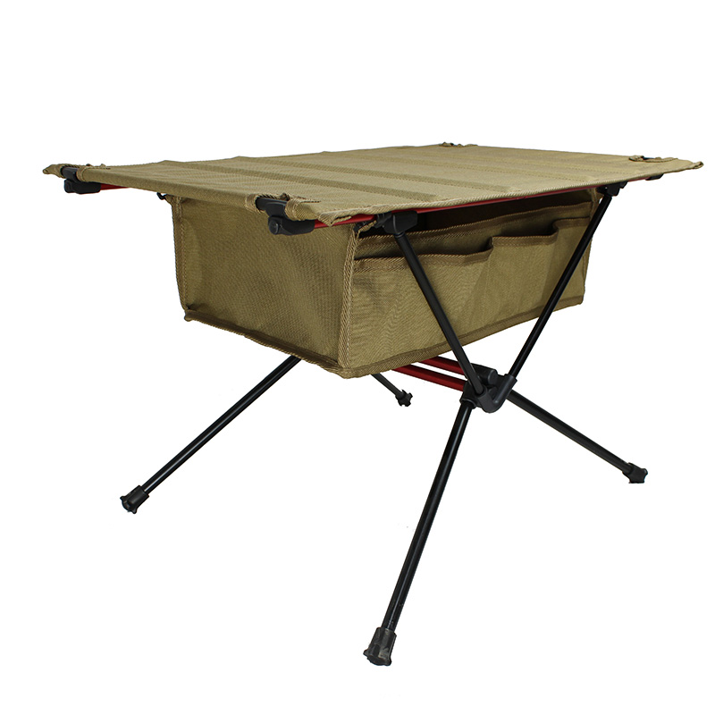 Mesa de acampamento ultraleve com bolsa de armazenamento - 1 