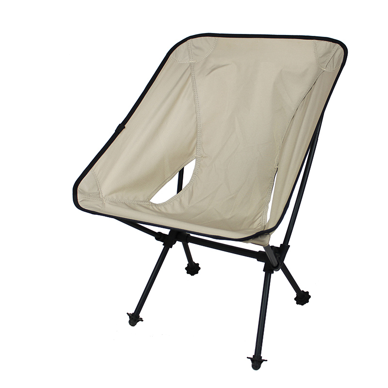 Konkurrencedygtig, foldbar Moon-stol med lav ryg