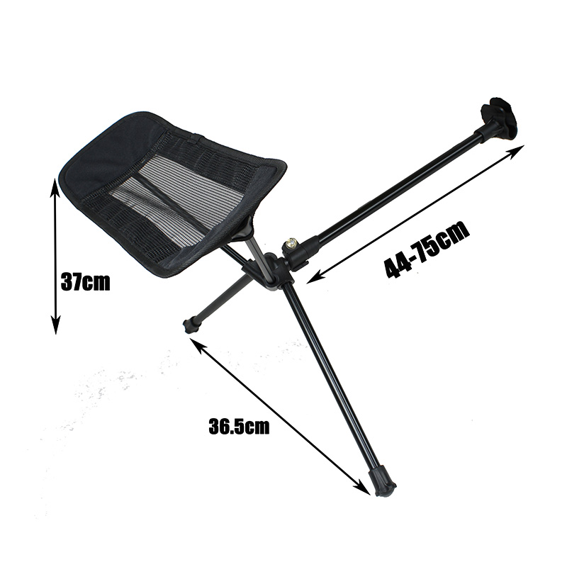 Reposapiés de longitud ajustable para silla de camping - 1 