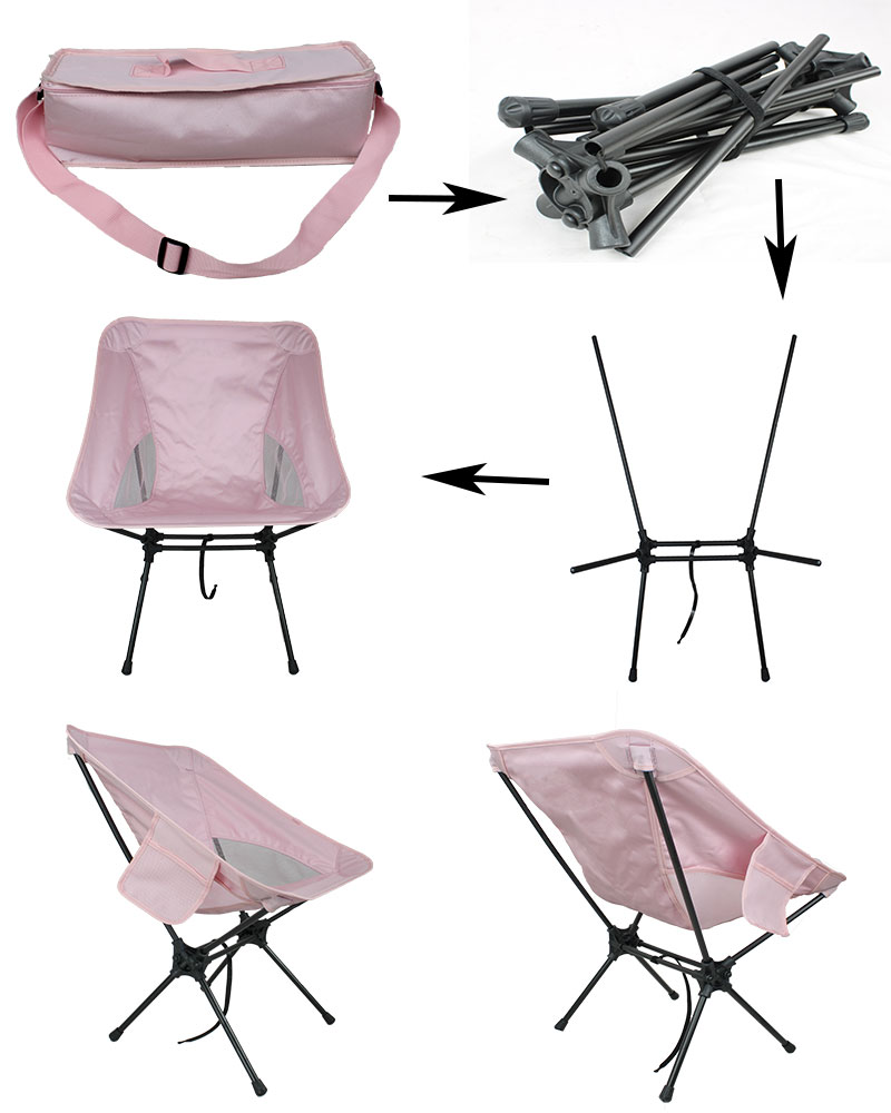 Sturdy Low Back Moon Chair Camping Chair
