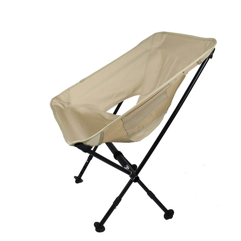 Height Adjustable Foldable Camping Chair