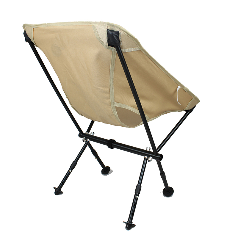 Height Adjustable Foldable Camping Chair