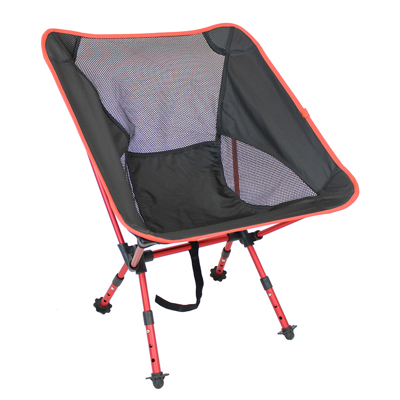Stuhl mit niedriger Rückenlehne und längenverstellbaren Beinen - 3