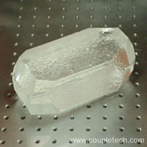 Quartzo de cristal sintético único