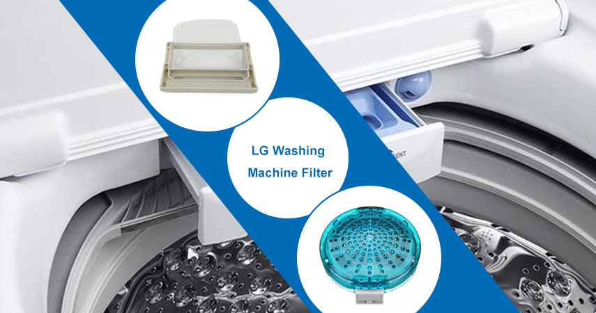 How does LG washing machine filter net clean