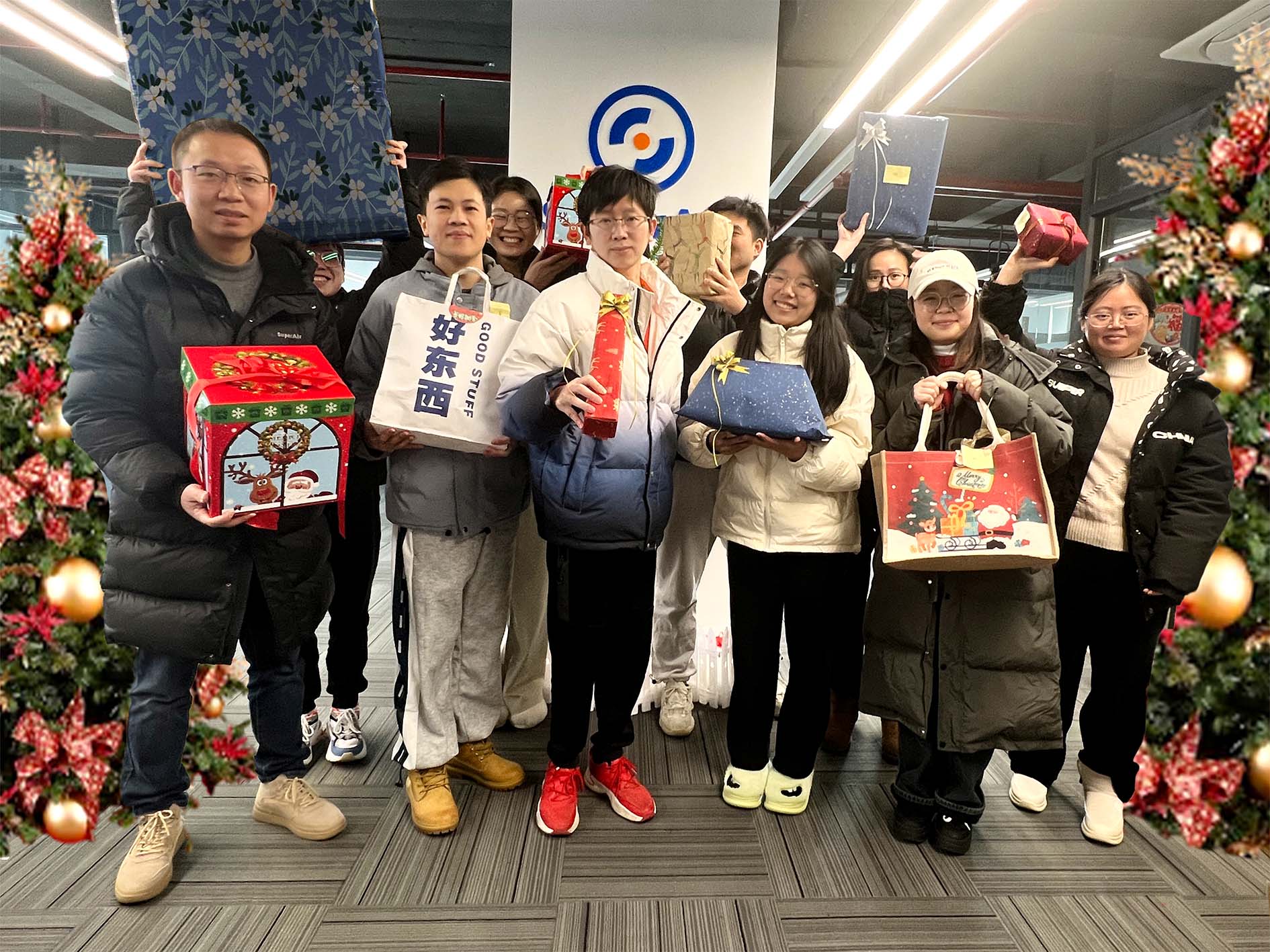 SuperAir Team Celebrates Christmas 2023-Gift Exchange Party