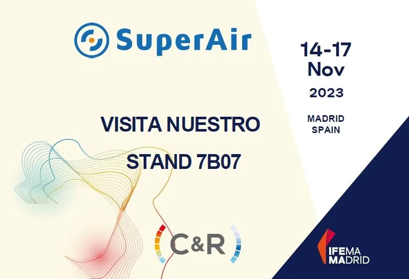 SuperAir wird an der C&R Air Conditioning and Refrigeration 2023 teilnehmen