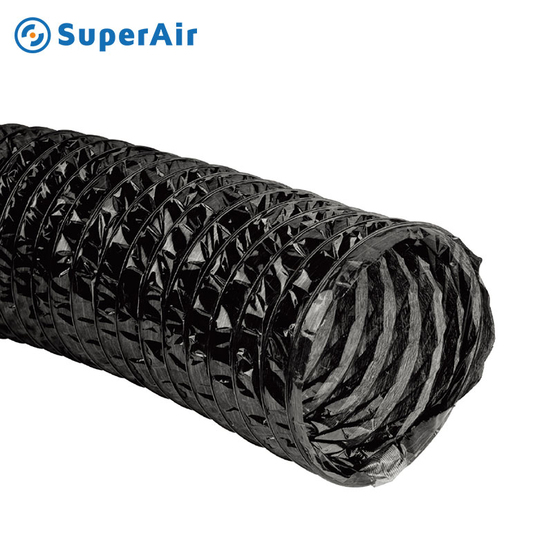 Itim na Polyester Flexible Ducts