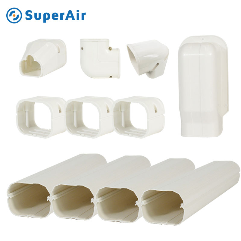 Dekorasyon duct PVC line set cover ac para sa mini split air conditioner