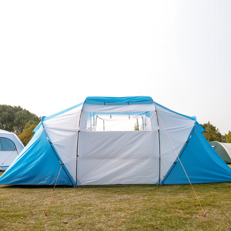 Tenda Camping 2 Kamar Tidur Double Layer 4 Orang
