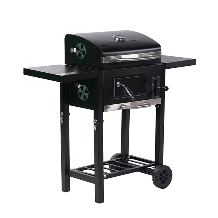 The key features of a charcoal BBQ grill