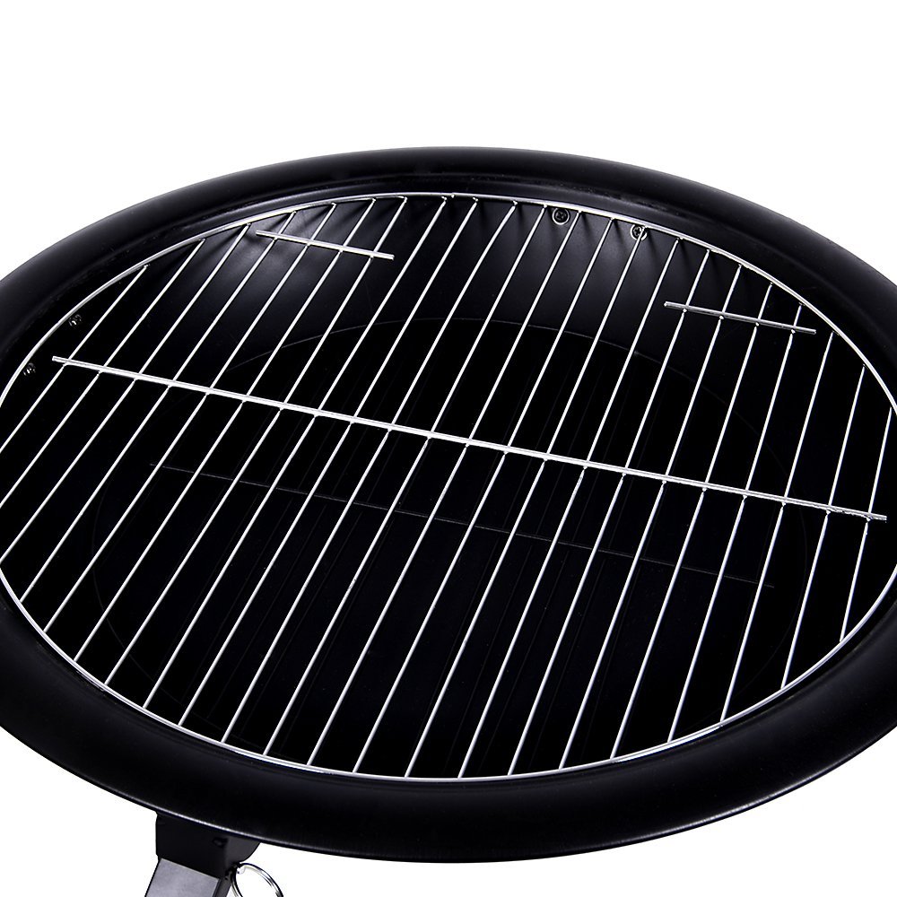 22 Inch Outdoor Patio Grill Portable Fire Bowl BBQ with Carry Bag