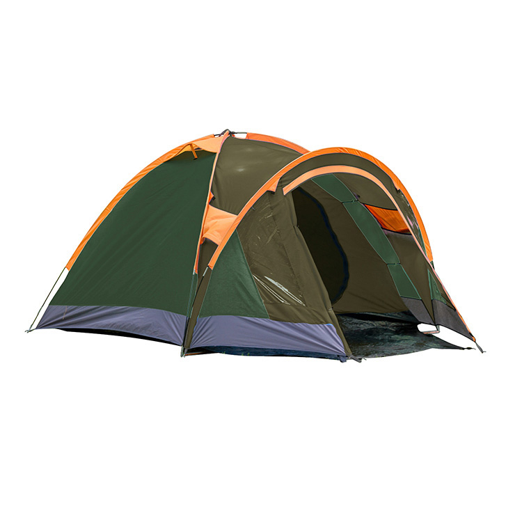 3-4 ຄົນໃນຄອບຄົວ tent camping ກາງແຈ້ງ