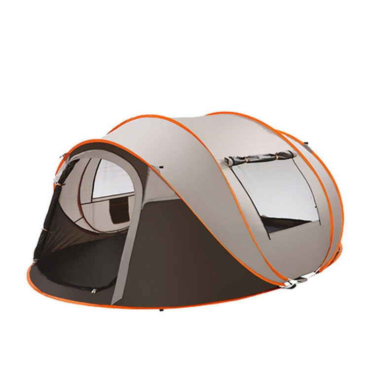 Enoslojni šotor za kampiranje za 5-6 oseb