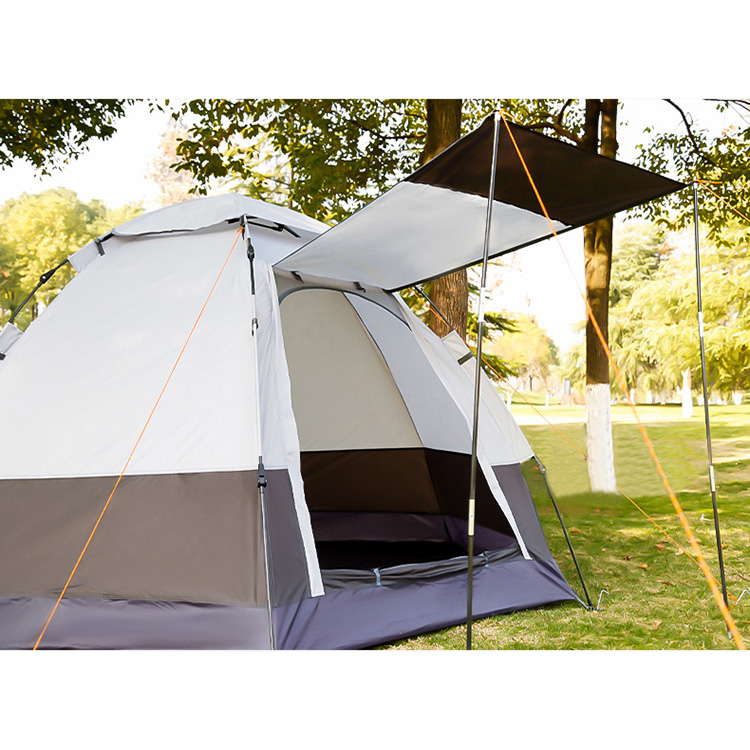 Шестоъгълна палатка за къмпинг на открито за 5-6 човека
