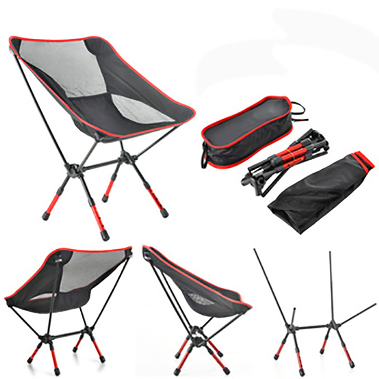 Nai-adjust ang Taas ng Aluminum Frame Foldable Camping Chair
