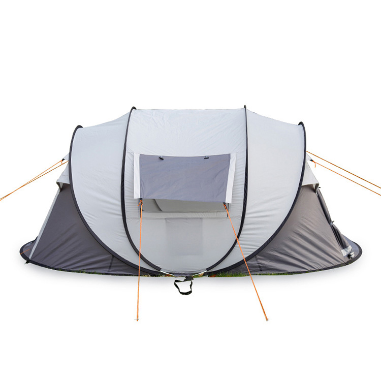 Двослоен семеен шатор за подигање на плажа