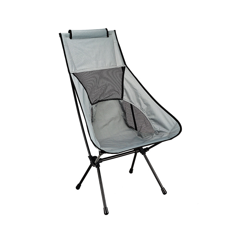 High Portable Aluminum Folding Camping Beach Chair