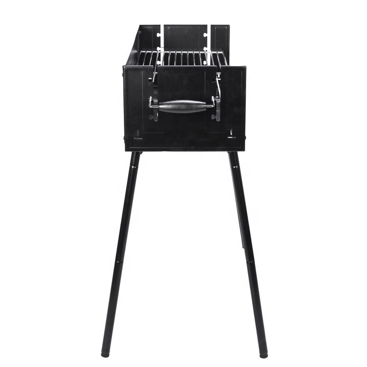 Portable Height Adjustable charcoal barbecue Cooking BBQ Grill