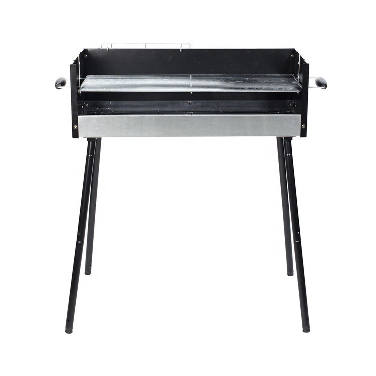 Portable Height Adjustable charcoal barbecue Cooking BBQ Grill