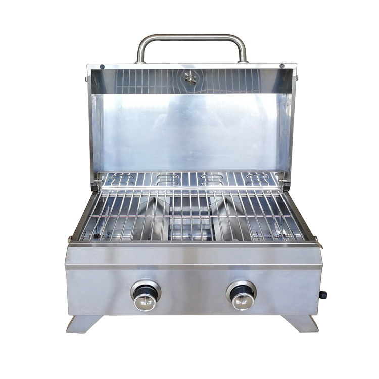 Portable Picnic Tabletop Gas BBQ Grill