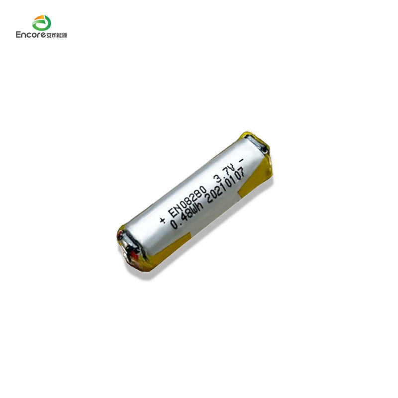 08280 120mAh Cylindrical lipo battery