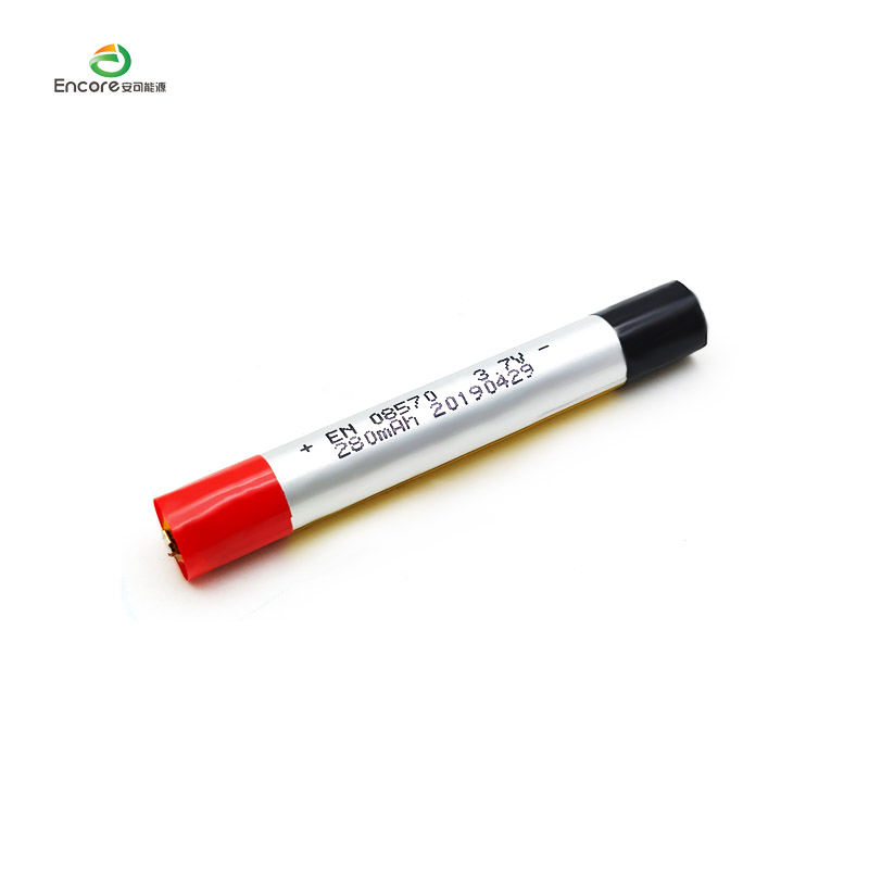 Batería de polímero de litio de 3.7v 280mah