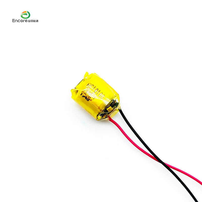 Rechargeable Small Cylinder 3.7v Lipo Battery